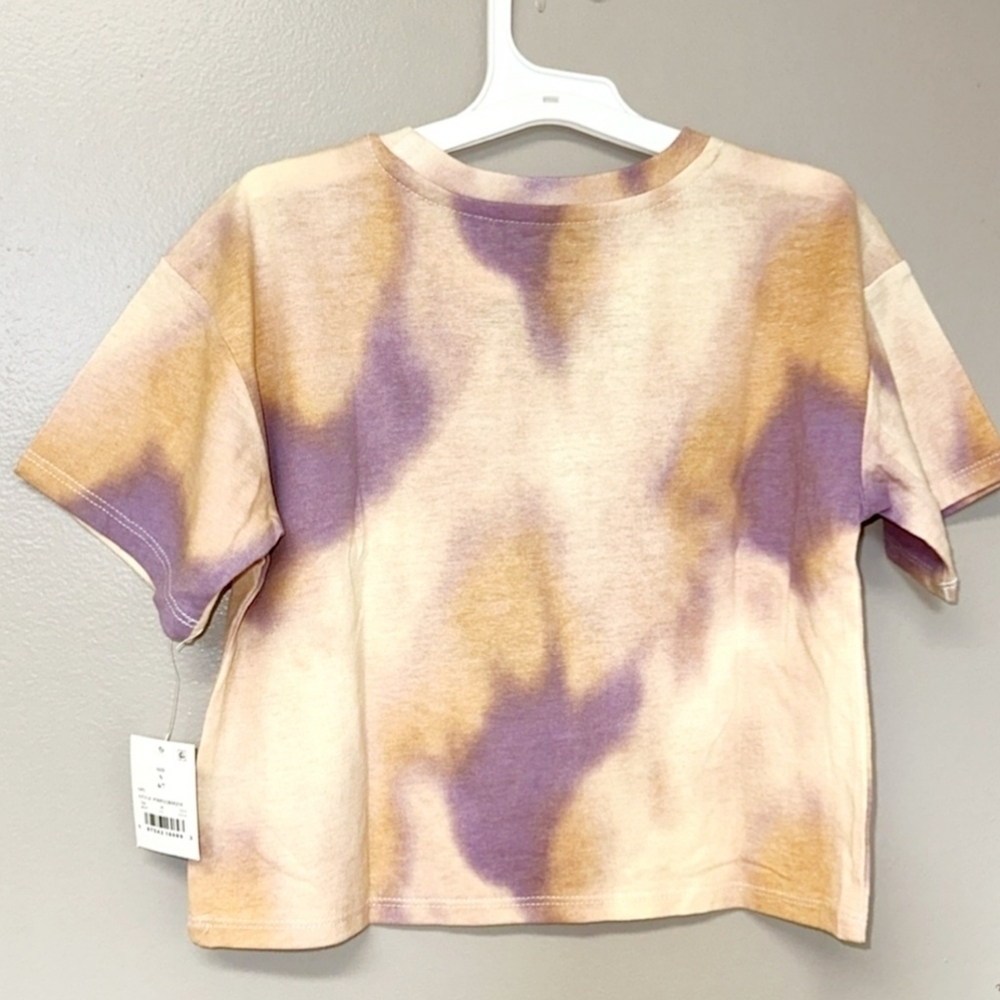 NWT Pokemon Pikachu & Eevee Halloween Tie Dye Trick or Treat Graphic Tee L 10/12 - Picture 4 of 6